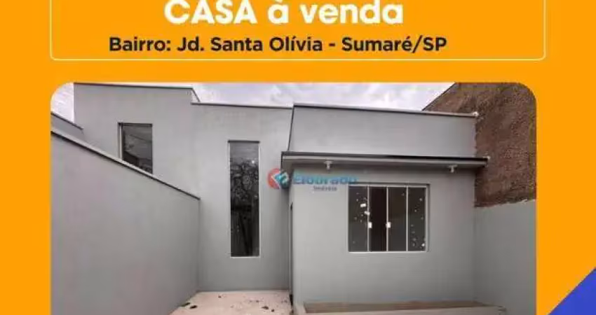 Ofertão do imóvel: casa com 2 quartos à venda - jardim santa olivia (nova veneza) - sumaré/sp
