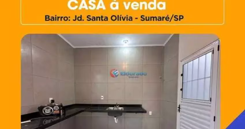 Ofertão do imóvel: casa com 2 quartos à venda- jardim santa olivia (nova veneza) - sumaré/sp