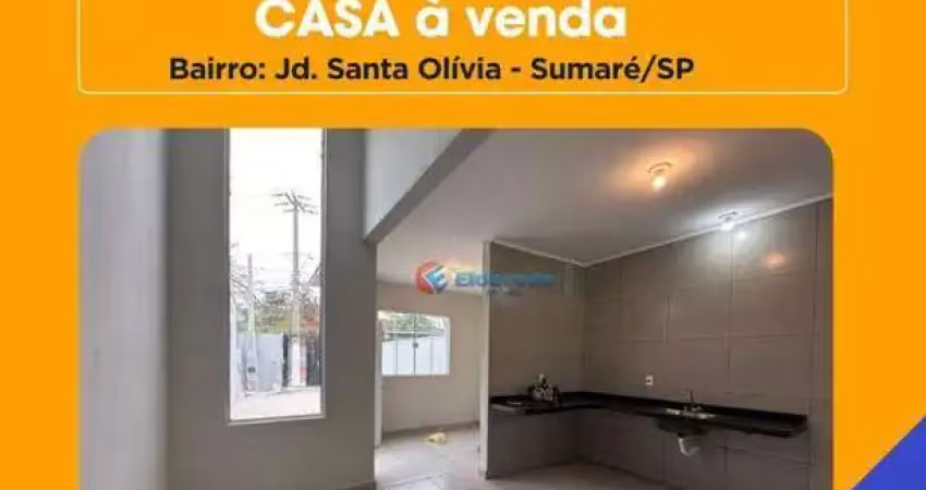 Ofertão do imóvel: casa com 2 quartos à venda, - jardim santa olivia (nova veneza) - sumaré/sp