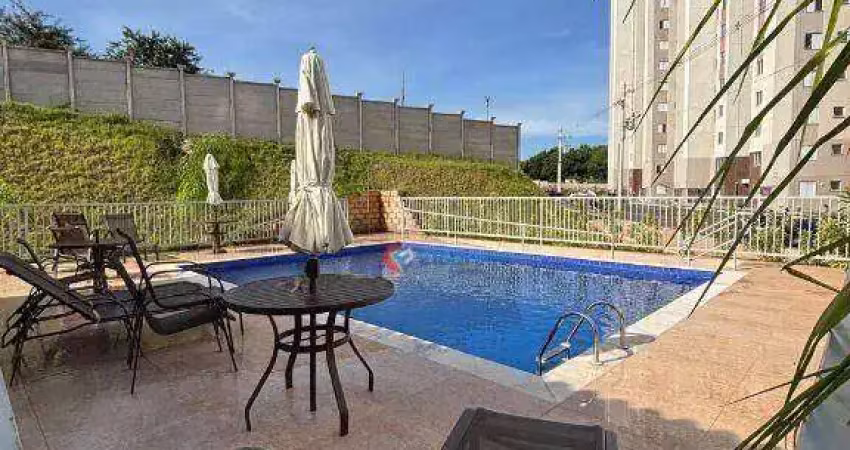 Apartamento com 2 quartos para alugar, 46 m² por r$ 1.711/mês - parque yolanda (nova veneza) - sumaré/sp