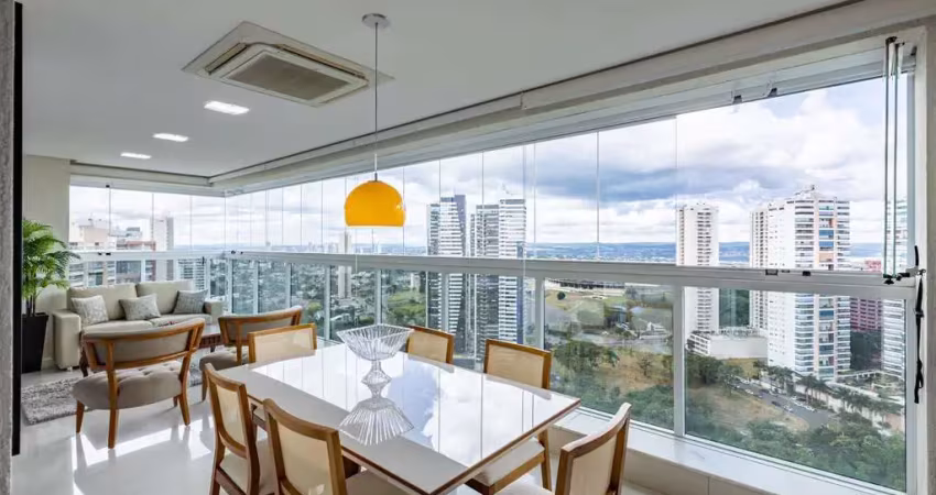 Apartamento de 4 suítes em goiânia, na orla do parque flamboyant.