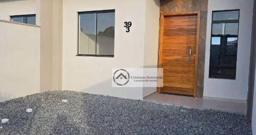 Casa com 2 dormitórios à venda, 42 m² por r$ 269.000,00 - iperoba - são francisco do sul/sc