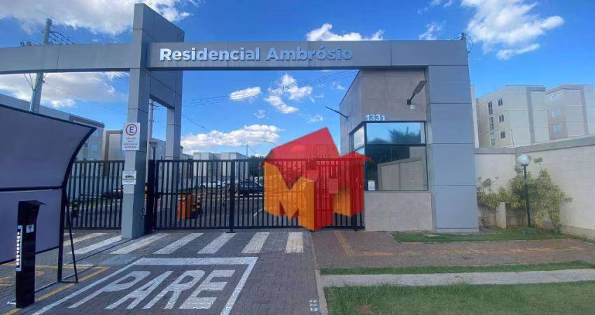 Apartamento com 2 dormitórios, 39 m² - venda por R$ 180.000,00 ou aluguel por R$ 1.090,00/mês - Loteamento Residencial Mac Knight - Santa Bárbara D'Oeste/SP