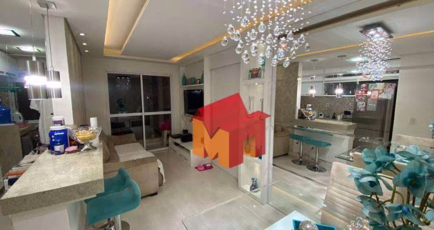 Apartamento com 2 dormitórios à venda, 55 m² por R$ 320.000,00 - Jardim Nossa Senhora do Carmo - Americana/SP
