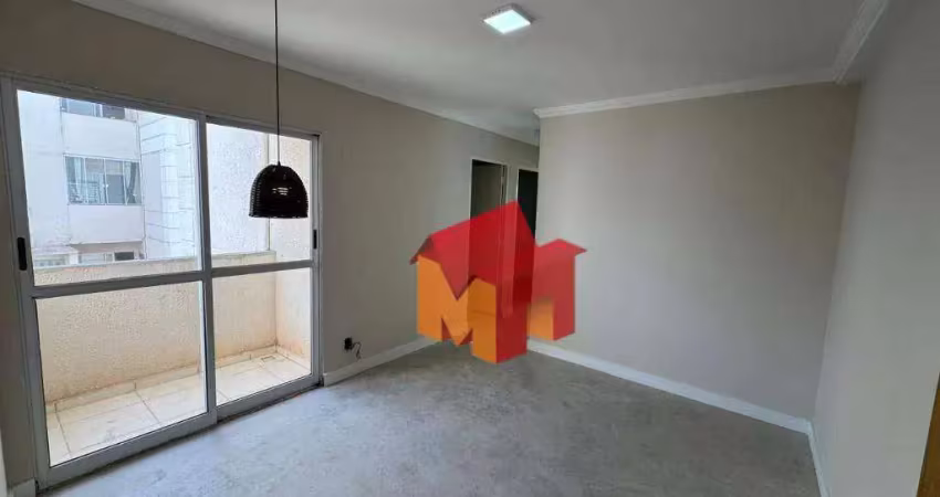 Apartamento com 2 dormitórios para alugar, 46 m² por r$ 1.040,00/mês - balneário salto grande - americana/sp