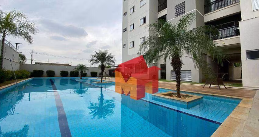 Apartamento com 2 dormitórios para alugar, 69 m² por R$ 2.530,00/mês - Residencial Dona Margarida - Santa Bárbara D'Oeste/SP