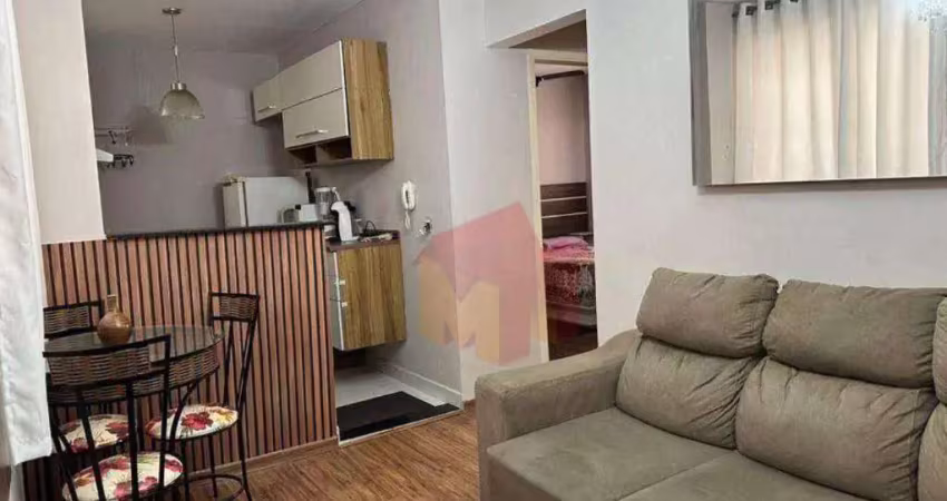 Apartamento com 2 dormitórios à venda, 50 m² por R$ 210.000,00 - Jardim Recanto - Americana/SP
