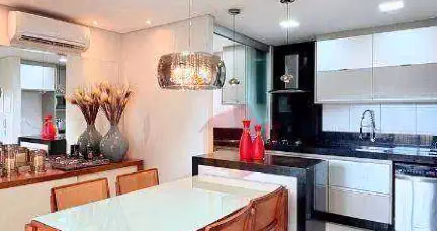 Apartamento com 3 dormitórios para alugar, 70 m² por r$ 3.710,00/mês - jardim ipiranga - americana/sp