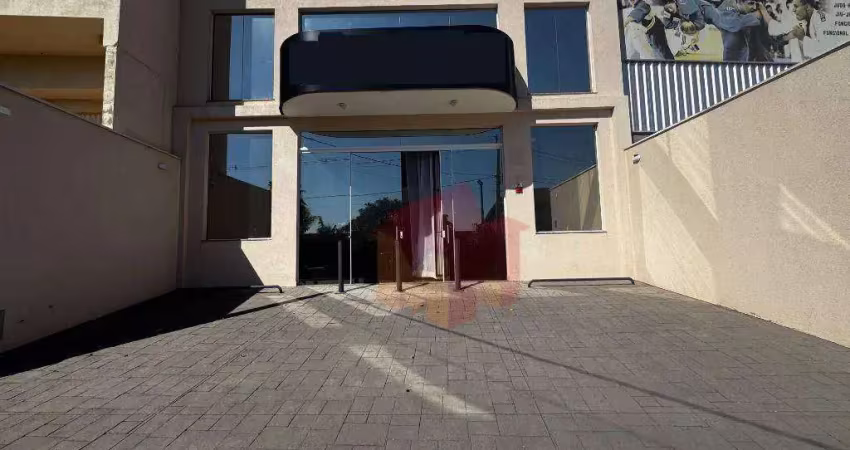 Salão para alugar, 170 m² por r$ 4.657,26/mês - jardim fernando mollon - santa bárbara d'oeste/sp