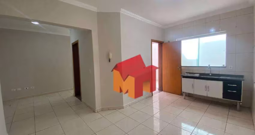 Apartamento terreo com 2 dormitórios para alugar, 60 m² por r$ 850/mês - parque nova carioba - americana/sp
