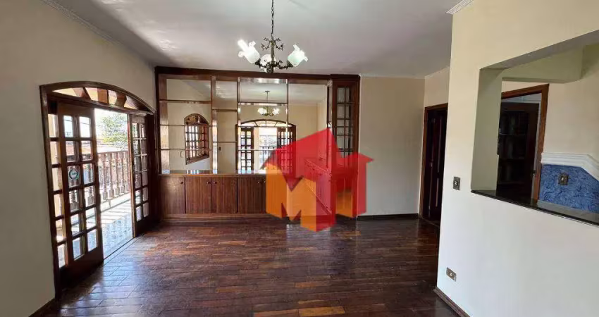 Casa com 3 dormitórios para alugar, 200 m² por r$ 2.801,00/mês - parque novo mundo - americana/sp