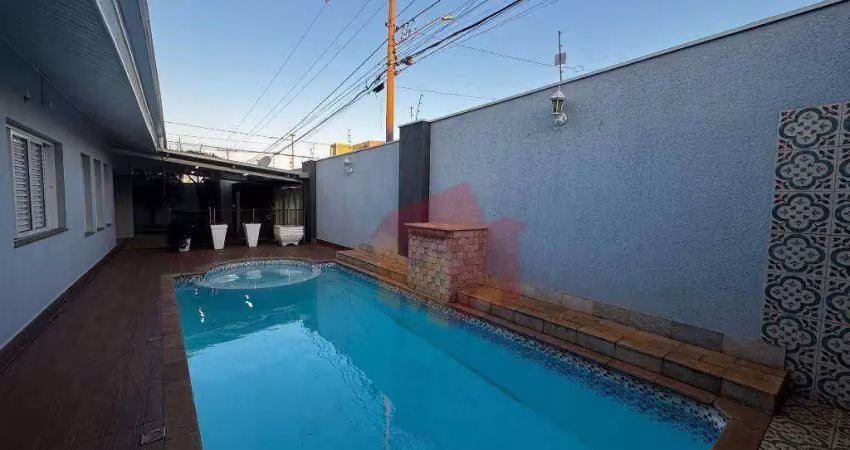 Bairro jardim ipiranga – casa para alugar com 3 quartos, área gourmet e piscina