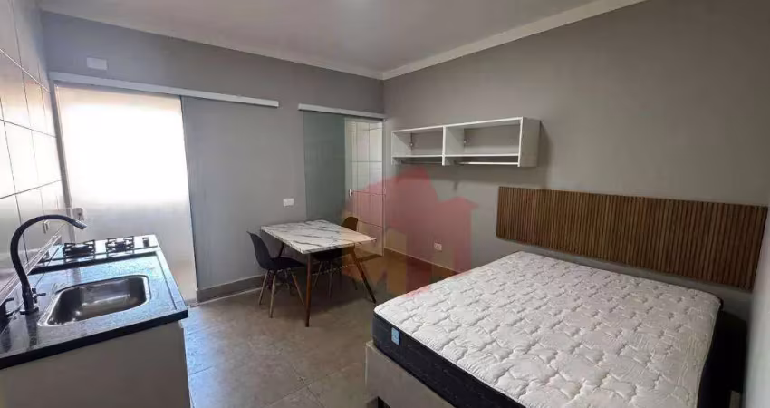 Apartamento com 1 dormitório para alugar, 30 m² por r$ 915,00/mês - jardim dos lírios - americana/sp