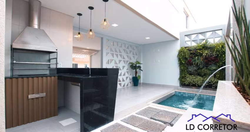 Casa em Condomínio à Venda em Aparecida de Goiânia-GO, Jardim Imperial: 3 Quartos, 3 Suítes, 3 Salas, 3 Banheiros, 2 Vagas, 108m².