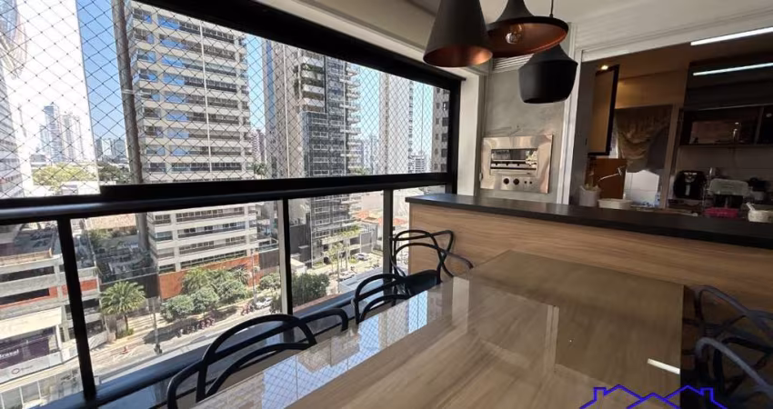 Apartamento de luxo no Setor Marista: 3 quartos, 3 suítes, 3 salas, 4 banheiros, 2 vagas de garagem e 121m² - Goiânia-GO.