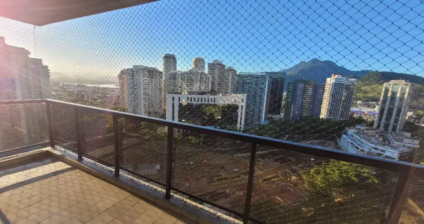 Barra da tijuca - abm - barra inn - 2 quartos (sendo 2 suítes) - condomínio com infraestrutura