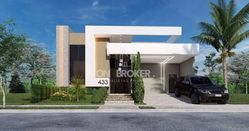Casa com 3 dormitórios à venda, 200 m² por R$ 1.490.000 - Residencial Royal Garden - Paulínia/SP