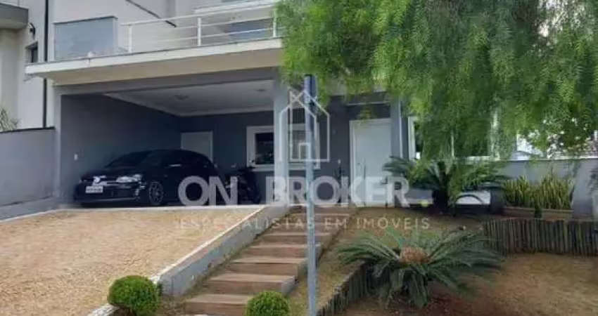 Casa c/ 3 suítes condomínio V. São Lourenço - Valinhos. AT: 400m2, AC:243m2. 2 salas, Coz. americana, Lavabo, Desp. , Lavand.  Ar. gourmet, Piscina.