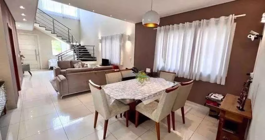 Casa com 5 dormitórios à venda, 261 m² por r$ 1.490.000 - condomínio residencial portal do jequitibá - valinhos/sp