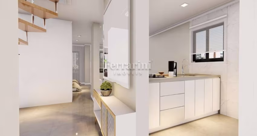 Apartamento com 1 quarto à venda na Rua Paulo Setúbal, Hauer, Curitiba