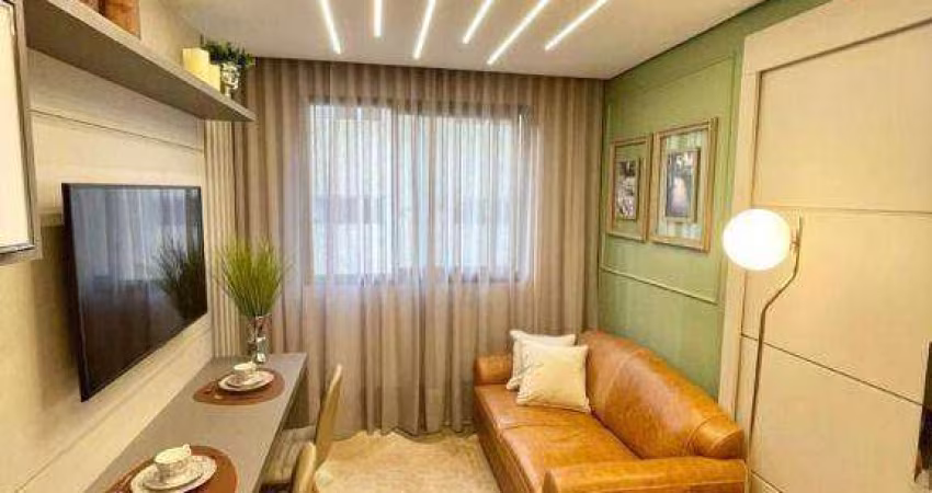 Apartamento à Venda Mercês, Curitiba com 1 Quarto, 25 m² por R$ 500.000,00
