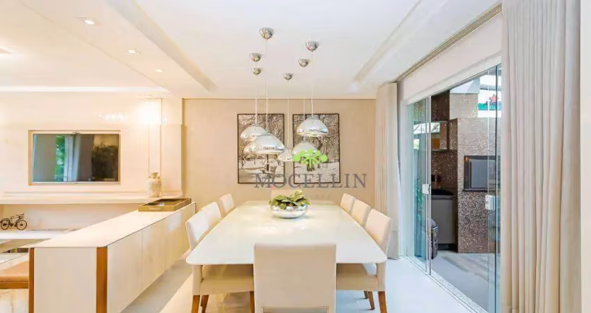 Sobrado com 3 quartos, 307 m² - venda por r$ 2.500.000 ou aluguel por r$ 12.802/mês - hugo lange - curitiba/pr