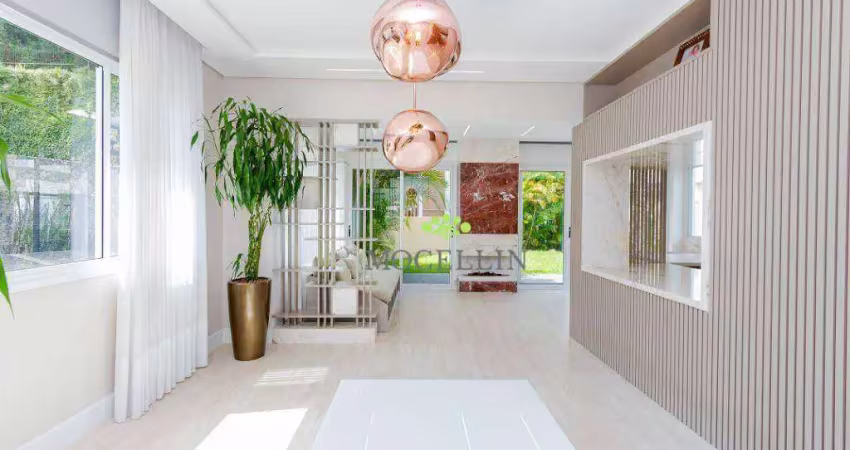 Casa com 4 dormitórios para alugar, 372 m² por r$ 24.840,31/mês - são lourenço - curitiba/pr