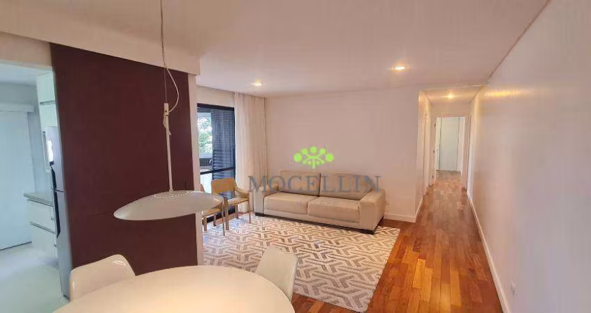 Apartamento com 3 quartos para alugar, 95 m² por R$ 4.800/mês - Ecoville - Curitiba/PR