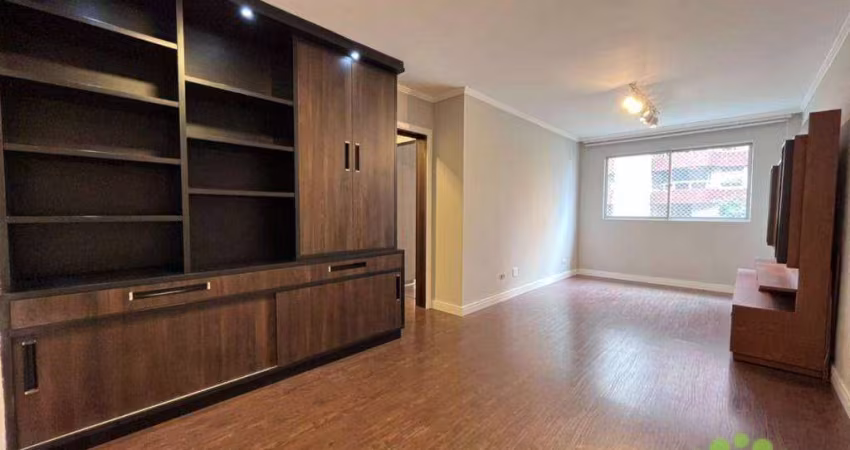 Apartamento com 3 quartos para alugar, 81 m² por R$ 3.200/mês - Batel - Curitiba/PR