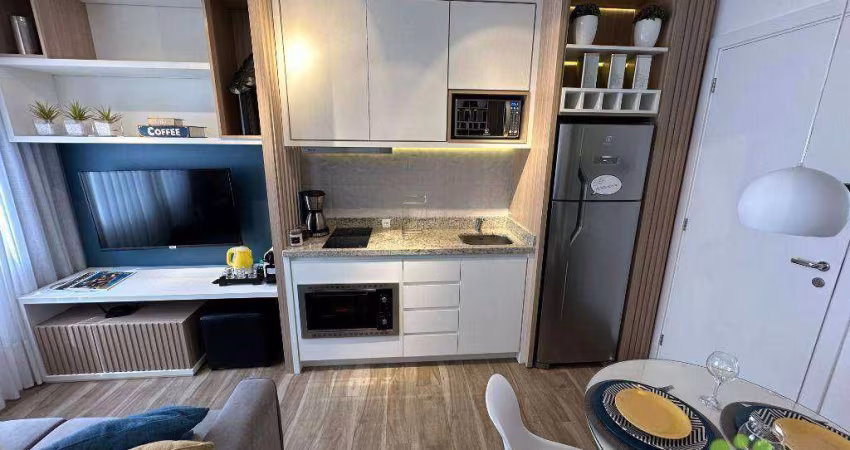 Apartamento à Venda Mercês, Curitiba com 1 Quarto, 25 m² por R$ 500.000,00