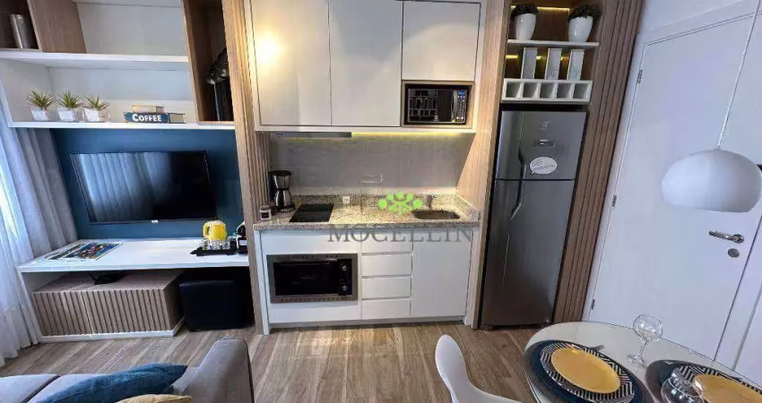 Apartamento à venda mercês, curitiba com 1 quarto, 25 m² por r$ 500.000,00