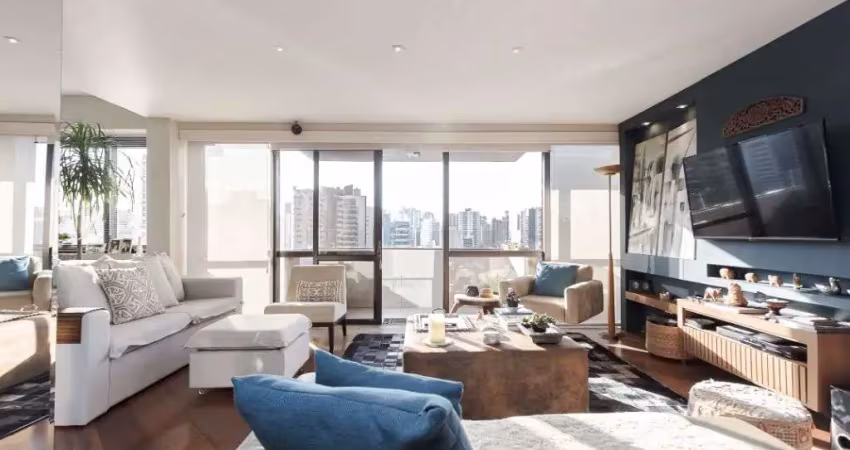 Apartamento na petit carneiro, atrás do clube curitibano com 2 suítes, à venda, 179 m² por r$ 2.030.000 - água verde - curitiba/pr