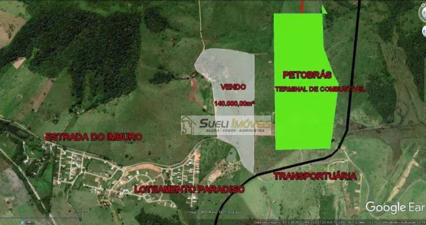 Área à venda, 140000 m² por R$ 6.000.000 - Cabiúnas - Macaé/RJ