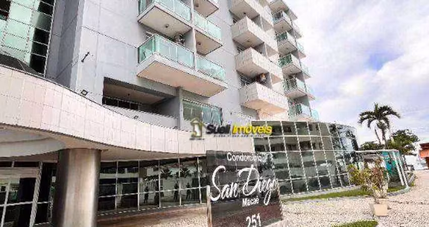 Flat com 1 dormitório para alugar, 46 m² por r$ 2.092,00/mês - praia do pecado - macaé/rj