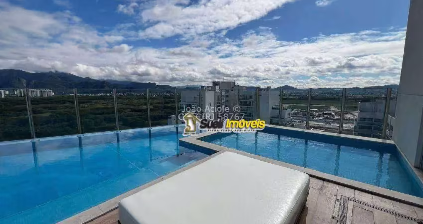Apartamento com 2 dormitórios à venda, 78 m² por r$ 1.270.000 - jacarepaguá - rio de janeiro/rj