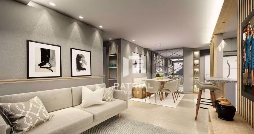 Apartamento com 3 dormitórios à venda, 77 m² por r$ 691.942,01 - capão raso - curitiba/pr