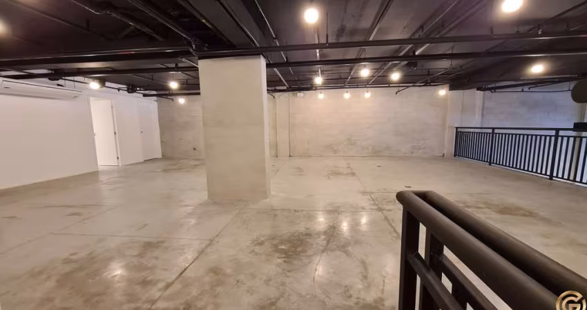 Lojão frente Rua Real Grandeza, em Edifício de Luxo e moderno, 542m² e 16 Vagas.