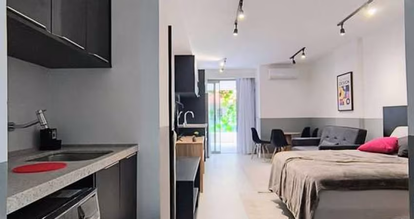 Apartamento Studio em Alto Padrão, mobiliado, planejado, 1 vaga e a duas quadras da Praia do Leblon