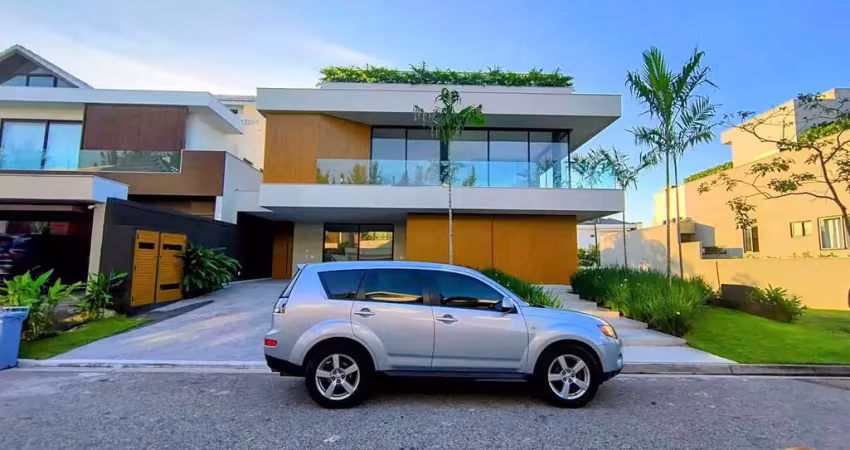 Mansão 850m² – 5 suítes – vista pedra da gávea – condomínio del lago barra