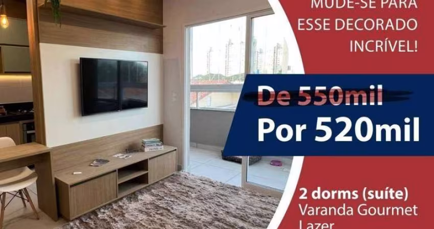 Apartamento com 2 dormitórios à venda, 66 m² por R$ 520.000,00 - Jardim Ismênia - São José dos Campos/SP