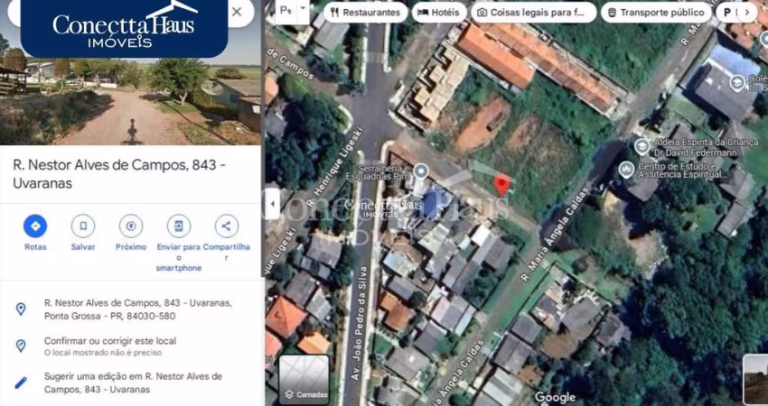 Terrenos à Venda no Bairro Uvaranas ? Ponta Grossa, PR  - R  170.000,00