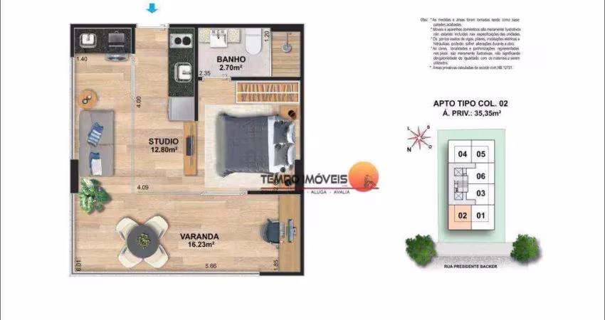 Studio 32 m² com 1 dormitório à venda por r$ 537.000 - icaraí - niterói/rj