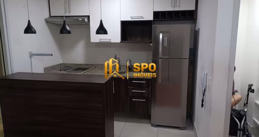 Cond Viaza , apto de 43 metros para venda e locação SEMI MOBILIADO com 2 quartos e 1 vaga.