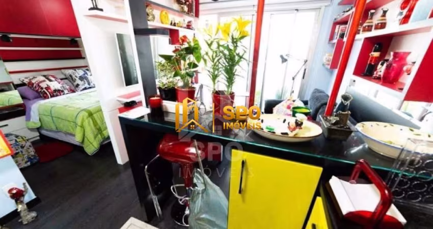 Cond Add Nova  Berrini, Apartamento à venda, 33 metros MOBILIADO  com 1 vaga .