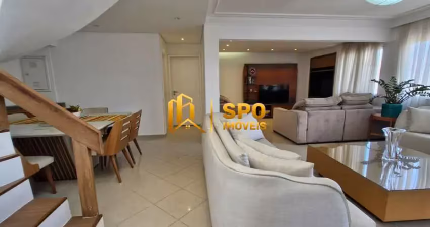 Cobertura duplex à venda com 4 quartos, 4 banheiros, 3 vagas e 330m² por r$ 2.950.000