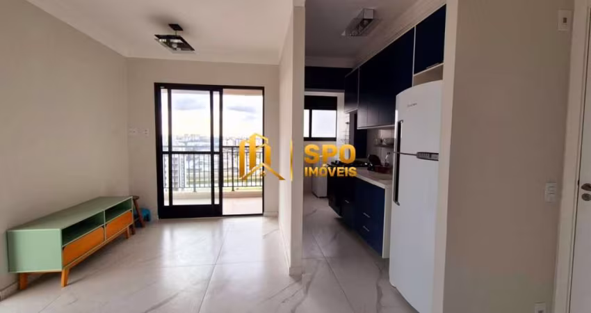 Apto para Locação, no Cond  Art Nações, com 2 dormitórios, 1 suíte, vaga, varanda, Semi mobiliado