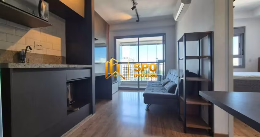Condomínio nex one ibirapuera, studio para alugar mobiliado  com 31m², com 1 quarto e sem vaga