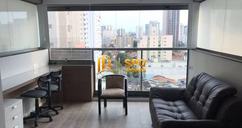 Studio para alugar  mobiliado com 29m², 1 quarto e 1 vaga-Brooklin- São Paulo.