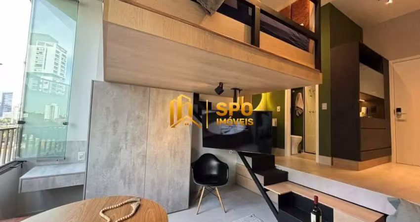 Studio para locação no cond brook you inc mobiliado