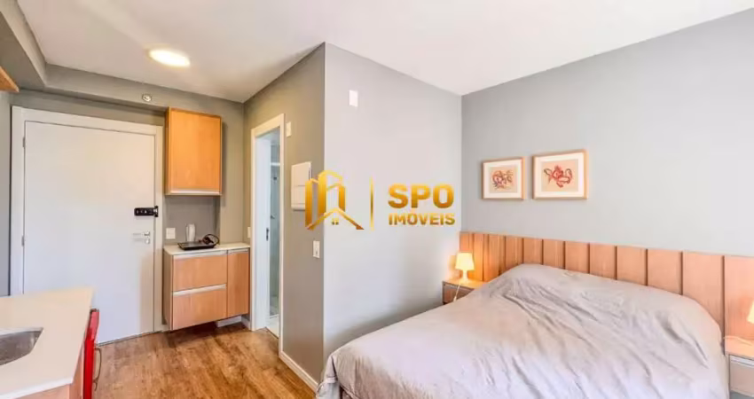 Studio moderno de 21m² a 650 metros da estação brooklin ? conforto, praticidade e lazer completo!